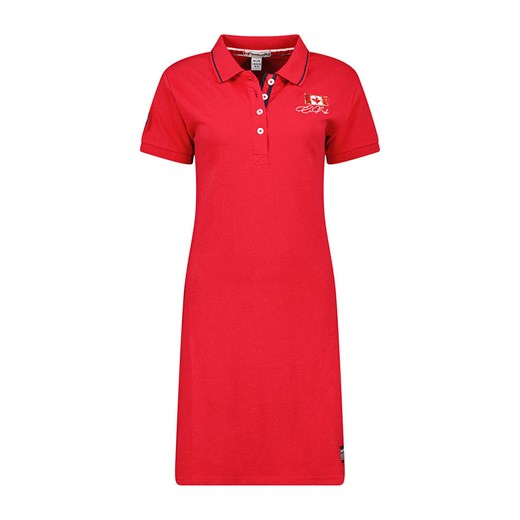 Canadian Peak Sukienka polo &quot;Katcheak&quot; w kolorze czerwonym ze sklepu Limango Polska w kategorii Sukienki - zdjęcie 170782138