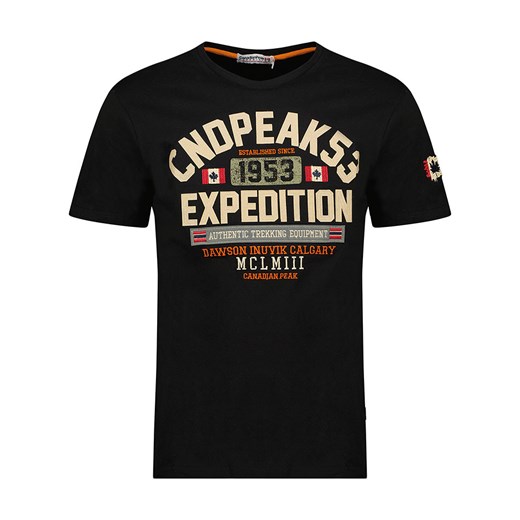 Canadian Peak Koszulka &quot;Jermaniteak&quot; w kolorze czarnym ze sklepu Limango Polska w kategorii T-shirty męskie - zdjęcie 170782797