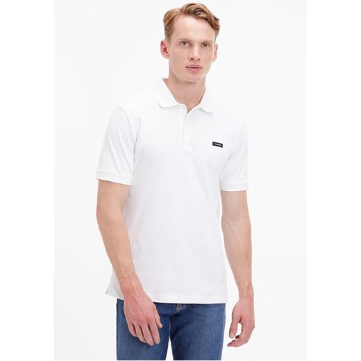 Calvin Klein Koszulka polo w kolorze białym ze sklepu Limango Polska w kategorii T-shirty męskie - zdjęcie 170783526