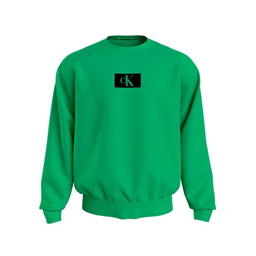 CALVIN KLEIN UNDERWEAR Bluza w kolorze zielonym ze sklepu Limango Polska w kategorii Bluzy męskie - zdjęcie 170783617