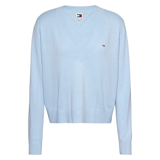 TOMMY JEANS Sweter w kolorze błękitnym ze sklepu Limango Polska w kategorii Swetry damskie - zdjęcie 170784146
