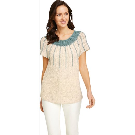 Heine Sweter w kolorze beżowym ze sklepu Limango Polska w kategorii Swetry damskie - zdjęcie 170784217