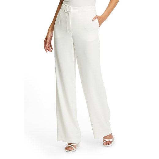 Vera Mont Spodnie w kolorze białym ze sklepu Limango Polska w kategorii Spodnie damskie - zdjęcie 170784465