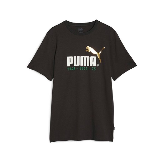 Puma Koszulka &quot;No. 1 Logo Celebration&quot; w kolorze czarnym ze sklepu Limango Polska w kategorii T-shirty męskie - zdjęcie 170784619
