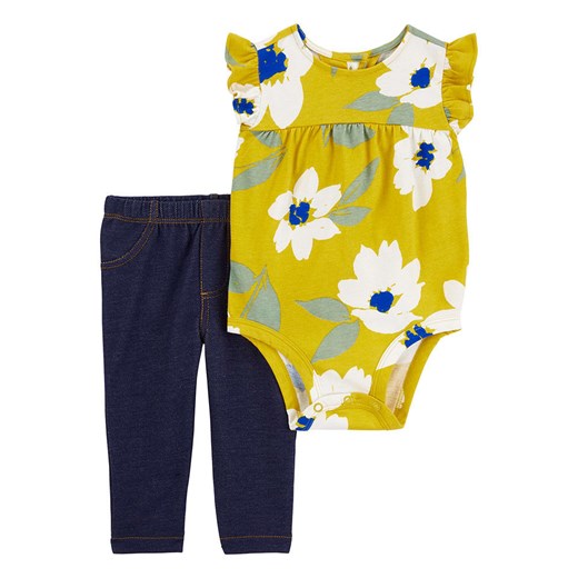 carter&apos;s 2-częściowy zestaw w kolorze żółtym ze sklepu Limango Polska w kategorii Komplety niemowlęce - zdjęcie 170785159