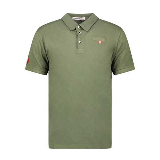 Canadian Peak Koszulka polo &quot;Karseak&quot; w kolorze khaki ze sklepu Limango Polska w kategorii T-shirty męskie - zdjęcie 170785568