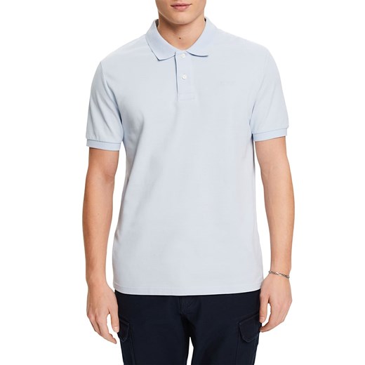 ESPRIT Koszulka polo w kolorze błękitnym ze sklepu Limango Polska w kategorii T-shirty męskie - zdjęcie 170785657