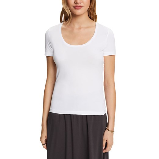 ESPRIT Koszulka w kolorze białym ze sklepu Limango Polska w kategorii Bluzki damskie - zdjęcie 170785767