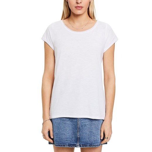 ESPRIT Koszulka w kolorze białym ze sklepu Limango Polska w kategorii Bluzki damskie - zdjęcie 170785918