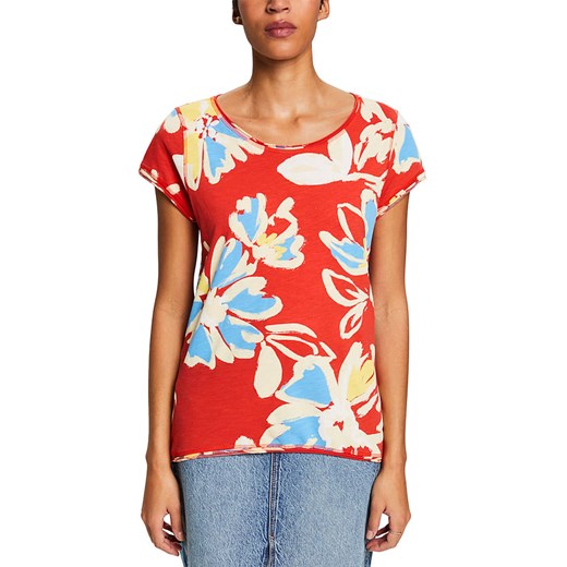 ESPRIT Koszulka w kolorze czerwonym ze sklepu Limango Polska w kategorii Bluzki damskie - zdjęcie 170785947
