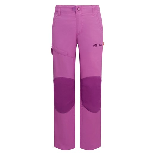 Trollkids Spodnie trekkingowe &quot;Hammerfest Pro&quot; w kolorze fioletowo-jasnoróżowym ze sklepu Limango Polska w kategorii Spodnie dziewczęce - zdjęcie 170786038