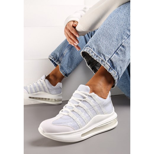 Białe Sneakersy Pardia 40 born2be.pl