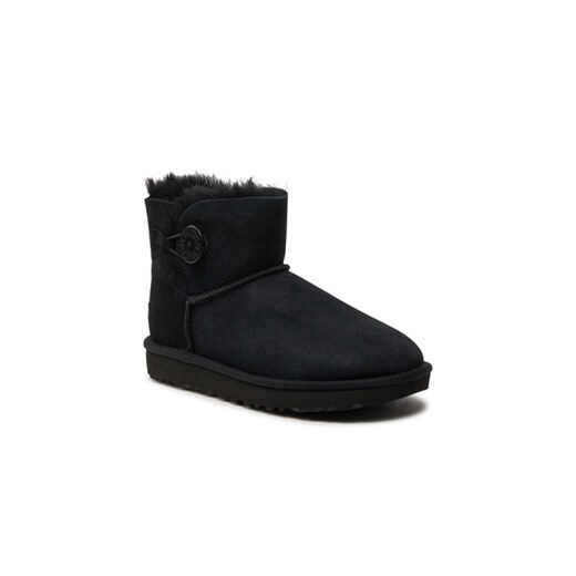 Ugg Śniegowce W Mini Bailey Button II 1016422 Czarny 40 MODIVO