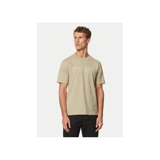 Marc O'Polo T-Shirt 423 2012 51052 Beżowy Regular Fit ze sklepu MODIVO w kategorii T-shirty męskie - zdjęcie 170792835