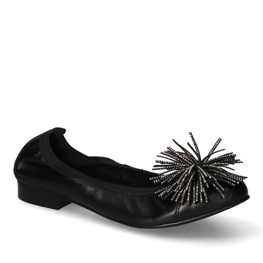 Baleriny Gamis 7416 Czarne lico ze sklepu Arturo-obuwie w kategorii Balerinki - zdjęcie 170793315