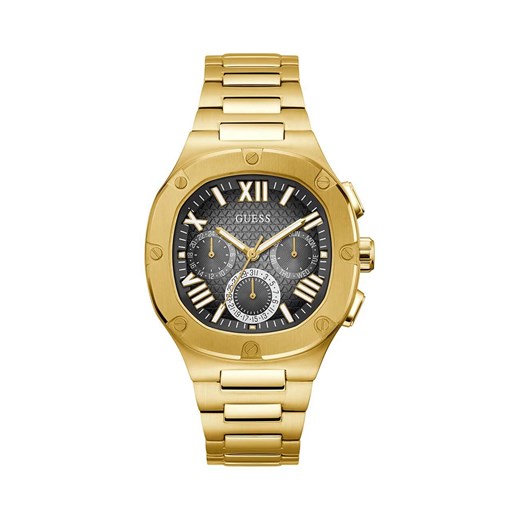 Guess zegarek męski kolor złoty ze sklepu ANSWEAR.com w kategorii Zegarki - zdjęcie 170793958