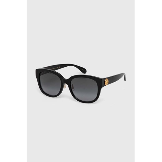Gucci okulary przeciwsłoneczne damskie kolor czarny Gucci 55 ANSWEAR.com