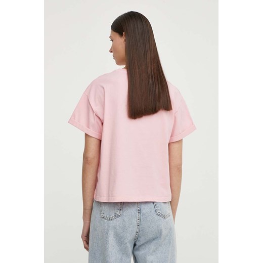 BA&amp;SH t-shirt bawełniany damski kolor różowy XS ANSWEAR.com