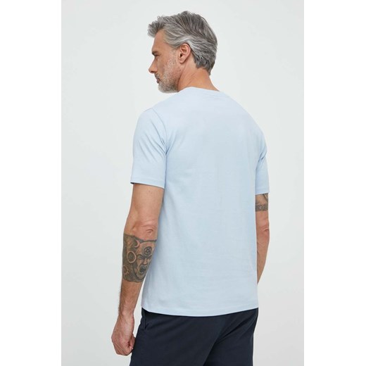 Marc O&apos;Polo t-shirt bawełniany męski kolor niebieski z nadrukiem XL ANSWEAR.com