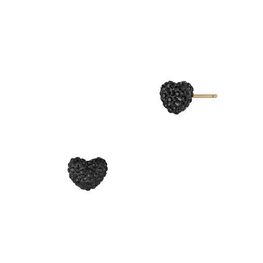 Czarne kolczyki sztyfty w kształcie serca Holiday Kolczyki  Picky Pica