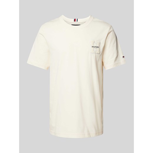 T-shirt z naszywką z logo ze sklepu Peek&Cloppenburg  w kategorii T-shirty męskie - zdjęcie 170796589