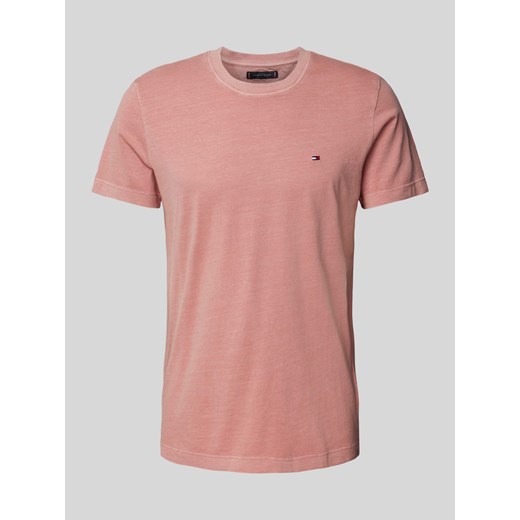 T-shirt o kroju slim fit z wyhaftowanym logo model ‘GARMENT’ ze sklepu Peek&Cloppenburg  w kategorii T-shirty męskie - zdjęcie 170796609