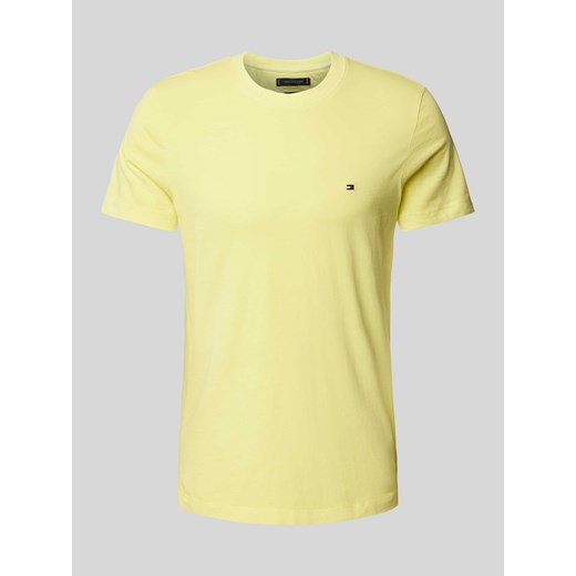 T-shirt o kroju slim fit z wyhaftowanym logo model ‘GARMENT’ ze sklepu Peek&Cloppenburg  w kategorii T-shirty męskie - zdjęcie 170796738