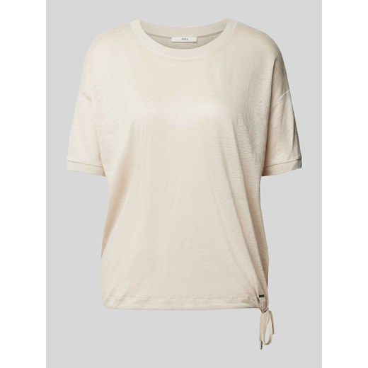 T-shirt z lnu model ‘CANDICE’ ze sklepu Peek&Cloppenburg  w kategorii Bluzki damskie - zdjęcie 170796758