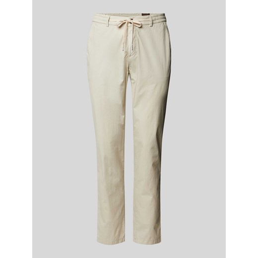 Spodnie o kroju slim fit w jednolitym kolorze model ‘TAIKAN’ ze sklepu Peek&Cloppenburg  w kategorii Spodnie męskie - zdjęcie 170796817