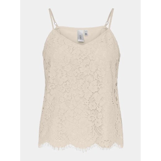 YAS Top Perla 26032812 Écru Regular Fit Yas XS MODIVO