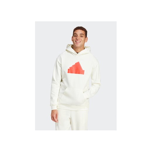 Bluza męska biała Adidas z napisami