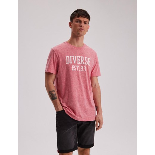 Koszulka MERCED VII Czerwony Melanż M ze sklepu Diverse w kategorii T-shirty męskie - zdjęcie 170802906