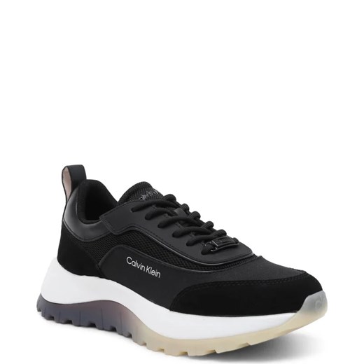 Calvin Klein Sneakersy RUNNER | z dodatkiem skóry ze sklepu Gomez Fashion Store w kategorii Buty sportowe damskie - zdjęcie 170803235
