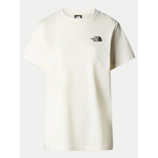 The North Face T-Shirt Redbox NF0A87NK Écru Relaxed Fit The North Face M MODIVO