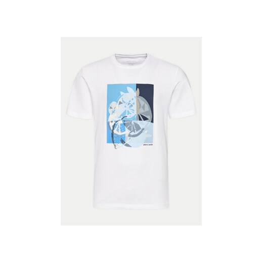 Pierre Cardin T-Shirt C5 21070.2103 Biały Modern Fit ze sklepu MODIVO w kategorii T-shirty męskie - zdjęcie 170804988