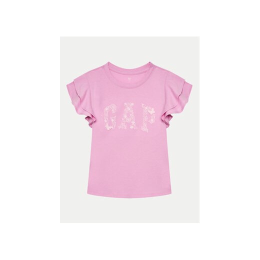 Gap T-Shirt 883254 Różowy Regular Fit ze sklepu MODIVO w kategorii Bluzki dziewczęce - zdjęcie 170804998