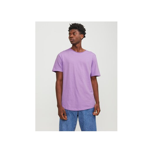 Jack&Jones T-Shirt Basher 12182498 Fioletowy Regular Fit ze sklepu MODIVO w kategorii T-shirty męskie - zdjęcie 170805007
