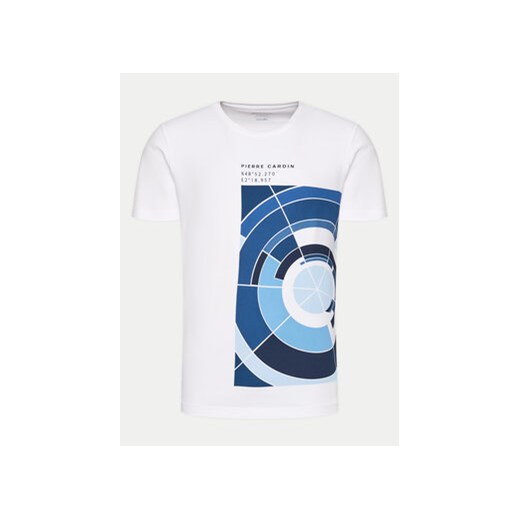 Pierre Cardin T-Shirt 21040/000/2100 Biały Modern Fit ze sklepu MODIVO w kategorii T-shirty męskie - zdjęcie 170805096