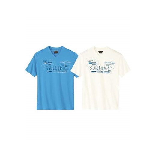 Zestaw 2 koszulek żeglarskich ze sklepu Atlas For Men w kategorii T-shirty męskie - zdjęcie 170807507