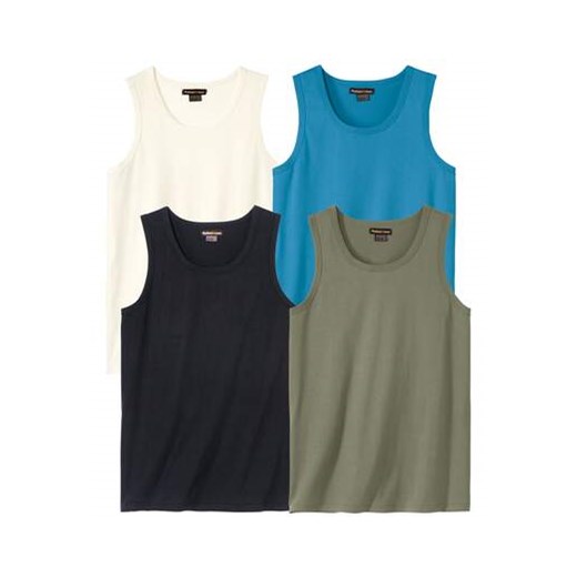 Zestaw 4  koszulek bez rękawów ze sklepu Atlas For Men w kategorii T-shirty męskie - zdjęcie 170807548