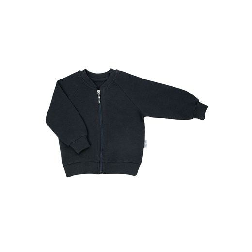 Bawełniana grafitowa bluza chłopięca rozpinana ze sklepu 5.10.15 w kategorii Bluzy i swetry - zdjęcie 170807916