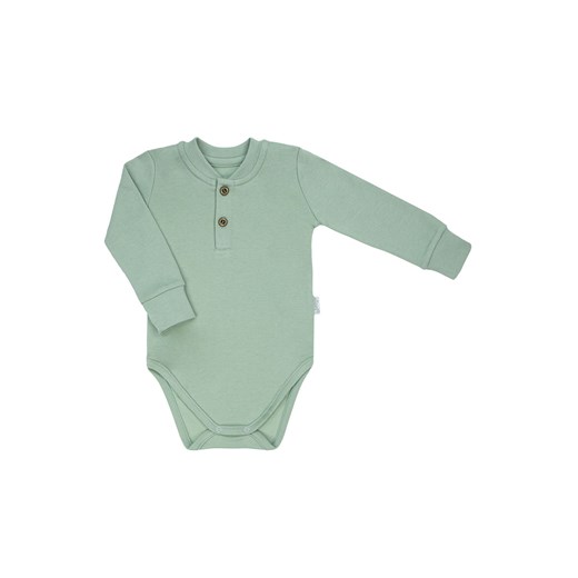 Bawełniane body niemowlęce w kolorze oliwkowym ze sklepu 5.10.15 w kategorii Body niemowlęce - zdjęcie 170808017