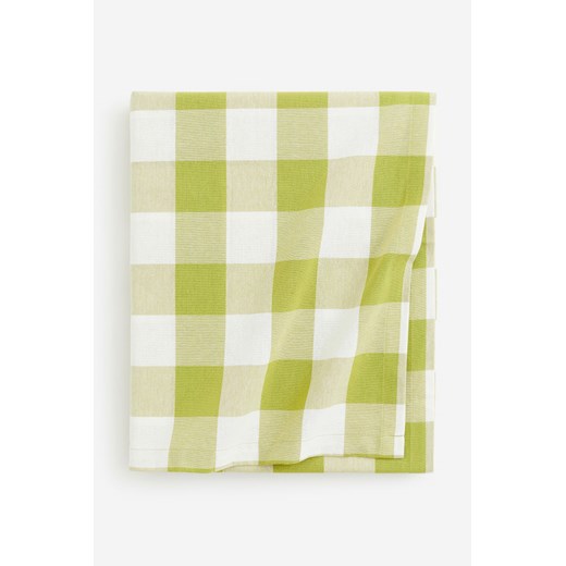 H & M - Wzorzysty obrus bawełniany - Zielony ze sklepu H&M w kategorii Obrusy i bieżniki - zdjęcie 170809868