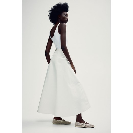 H & M - A-line denim skirt - Biały H & M 38 H&M