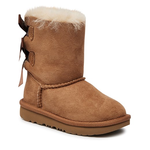 Śniegowce Ugg T Bailey Bow II 1017394T T/Che 27.5 okazyjna cena eobuwie.pl