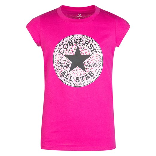 Converse Koszulka w kolorze różowym Converse 152/158 okazyjna cena Limango Polska