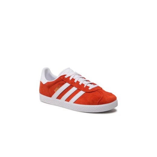 adidas Sneakersy Gazelle Shoes HP2879 Czerwony ze sklepu MODIVO w kategorii Trampki dziecięce - zdjęcie 170815525