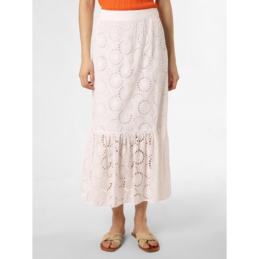 JOOP! Spódnica damska Kobiety Bawełna biały jednolity ze sklepu vangraaf w kategorii Spódnice - zdjęcie 170819135