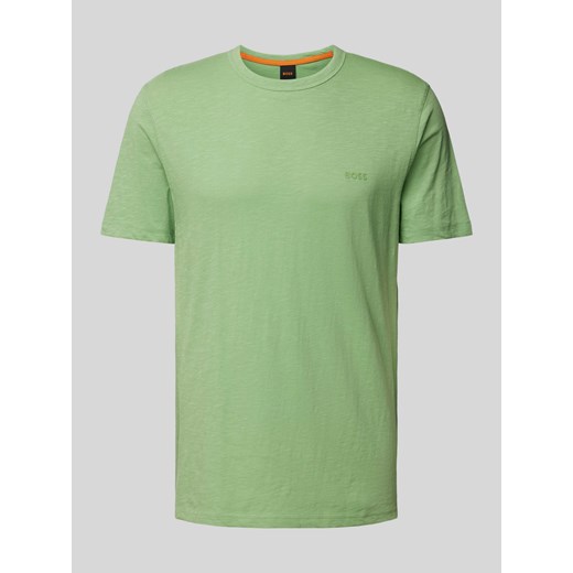 Koszulka polo o kroju slim fit z detalem z logo model ‘Tegood’ ze sklepu Peek&Cloppenburg  w kategorii T-shirty męskie - zdjęcie 170821839