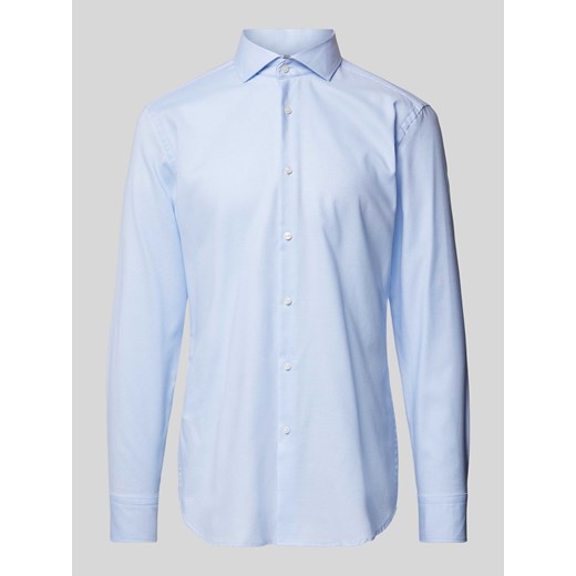 Koszula biznesowa o kroju regular fit z kołnierzykiem typu kent model ‘Hank’ ze sklepu Peek&Cloppenburg  w kategorii Koszule męskie - zdjęcie 170822077